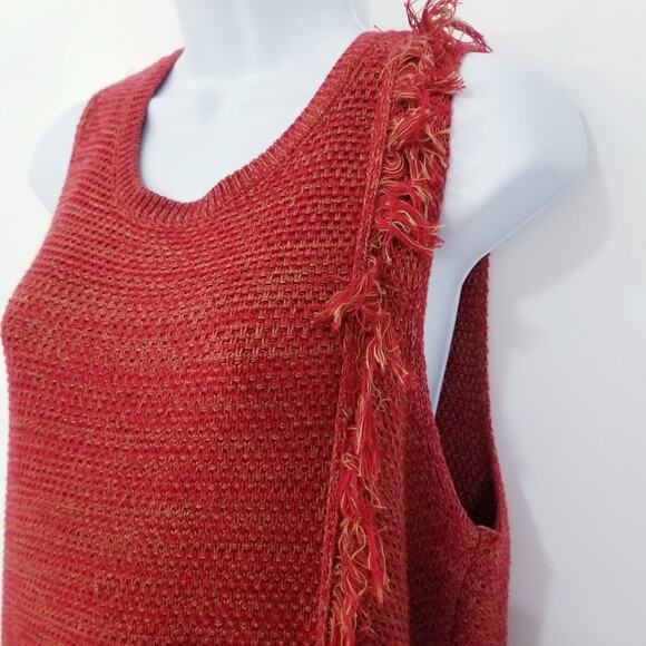 Anthropologie Holding Horses Fringe Knit Dress Bohemian - Picture 3 of 10